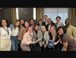 ivision of Student Life staff members and graduate assistants at the ACPA reception for the Most Promising Places to Work in Student Affairs at the 100th ACPA-College Student Educators International annual convention in Chicago, IL on Tuesday, March 19, 2024.